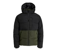 Jack & Jones Owen Plus Size Daunenjacke 5XL Rosin / Black Blocking