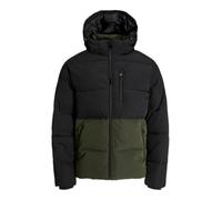 Jack & Jones Steppjacke JJEOWEN PUFFER SN Herren S - Rosin/Schwarz Blocking, Regular Fit