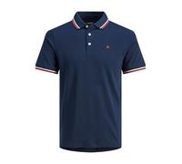Jack & Jones Herren Jjepaulos +Fit Polohemd, Dunkelblau, 4XL Große Größen EU