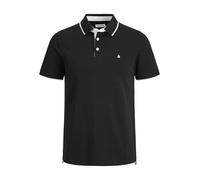 JACK & JONES Herren Jjepaulos Polo Ss Noos Polo-Shirt, Black 4, S