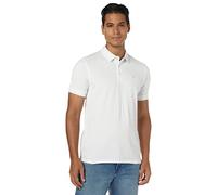 JACK&JONES Herren JJEPAULOS Polo SS NOOS Polohemd, White/Detail:Tonal/Vapor Blue/Slim, XL