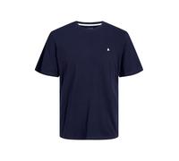 Jack & Jones Herren T-Shirt JJEPAULOS Rundhals Kurzarm Große Größen Blau EU5XL/US3XL