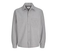 Relaxed Fit Overshirt M Grau