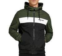 JACK & JONES Herren Jjerush Blocking Hood Bomber, Forest Night, L EU
