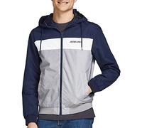 JACK & JONES Herren JJERUSH Hood Bomber NOOS 12200208, Navy, XL