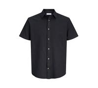 Jack & Jones Herren Kurzarm Hemd JJESUMMER LINEN BLEND Regular Fit