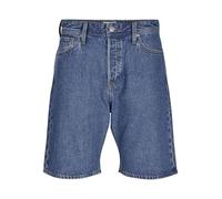 Jack & Jones Baggy Fit Jeansshorts im 5-Pocket-Design Modell 'ALEX' in Blau, Größe L