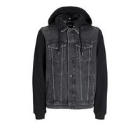 JACK & JONES Herren Jjijean Jjjacket W Sweat Wi 204 Jeansjacke, Black Denim, M