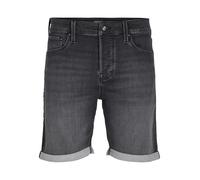 Jack & Jones Regular Fit Jeansshorts im 5-Pocket-Design Modell 'RICK' in Dunkelgrau, Größe XL
