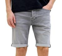 JACK&JONES Herren Jjirick Jjicon I.k Sq 063 Sn Shorts, Grey Denim, XL