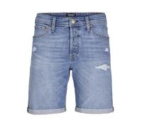 Shorts JACK & JONES "JJIRICK JJIORIGINAL SHORTS AM 360 SN", Herren, Gr. XS, N-Gr, blau denim pack:am 366, Web, Obermaterial: 98% Baumwolle, 2% Elasthan, unifarben, modisch, regular fit kniefrei, Hosen
