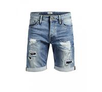 Jack & Jones Herren JJIRICK JJORIGINAL SHTS SC 116 IND STS Shorts, Blau (Blue Denim), 50 (Herstellergröße: M)