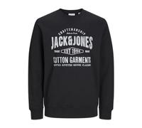 JACK & JONES Herren Jjjeans Sweat O-Neck Sweatshirt, Schwarz, M