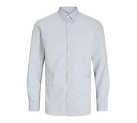 JACK & JONES Herren Jjjoe Print Shirt Ls Aw24 Freizeithemd, Medieval Blue, S