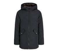 JACK & JONES Herren Jjloop Parka Jacket Jnr Parka-Jacke, Schwarz, 128