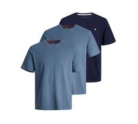 JACK & JONES Herren JJPAULOS Tee SS Crew Neck, Navy Blazer/C W. 2 x Navy Blaz, XXXL