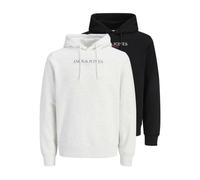 JACK & JONES Herren Jorbillyburg Sweat Hood FST 2pk Mp Jorbillyburg Sweat Hood FST 2Pk Mp (2er Pack)