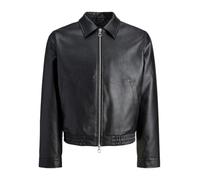JACK & JONES Herren Jorgramercy Pu Bomber Jacket, Black, m