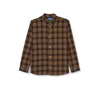 JACK & JONES Herren Jorjoshua Check Shirt Ls Hemd 12227596 ,Chocolate Brown ,M