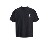 JACK&JONES - JORMAINE BACK TEE SS CREW NECK SN Black - Gr. - L