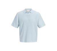 Jack & Jones Herren Jortyler Knit Ss Split Neck Polo Jnr