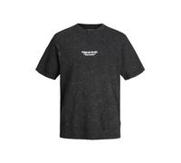 JACK & JONES Herren Jorvesterbro Wash Tee Ss Crew Neck T-Shirt, Schwarz, M