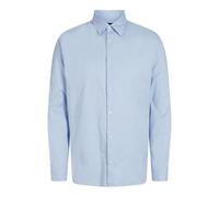 JACK&JONES Herren JPRBLABUSHWICK Oxford Shirt L/S Freizeithemd, Chambray Blue/Fit:Relaxed FIT, Medium