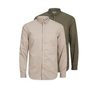 Jack & Jones Herren Jprblacardiff Shirt L/S Noos Langarmshirt (1er Pack)