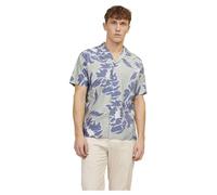 JACK & JONES Herren Jprblapalma Resort Shirt S/S Sn Freizeithemd 12252948,Green Tint,M