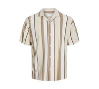 JACK & JONES Herren Jprblapalma Resort Shirt S/S Sn Freizeithemd 12252948,Peach Nougat,S