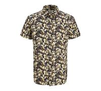 JACK&JONES Herren Jprblasummer Print Shirt S/S Aw24 Freizeithemd, Night Sky/Fit:Slim FIT, M
