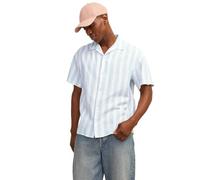 Jack & Jones Montana Kurzarmhemd L Palace Blue / Fit Relaxed Fit