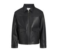 JACK&JONES Herren Jprccwallace Leather JKT Lederjacke, Black, M