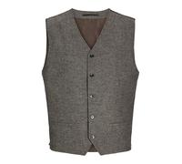 JACK&JONES Herren Jprwinter Twill Waistcoat Anzugweste, Slate Black/Fit:Slim FIT, 54