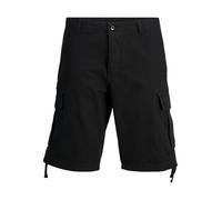 JACK & JONES Herren Jpstcole Barkley Jjcargo Shorts Sn Cargoshorts 12248685,Schwarz,L