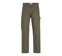 JACK & JONES Herren Jpsteddie Jjbarkley Carpenter Pant Cargohose, Olive Night, 30W / 34L