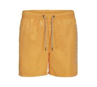 JACK & JONES Herren Jpstfiji Jjswim Double Logo Sn Ly Shorts, Orange, S