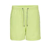 JACK & JONES Herren Jpstfiji Jjswim Double Logo Sn Ly Shorts, Wild Lime, M