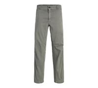 Schlupfhose JACK & JONES "JPSTKANE DOVER JOGGER NOOS", Herren, Gr. L, N-Gr, olive night, Web, Obermaterial: 97% Baumwolle, 3% Elasthan, unifarben, relaxed fit lang, Hosen Schlupfhose, Baumwollmischung