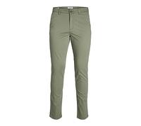 JACK & JONES Herren Jpstmarco Jjbowie Sa Noos Chino Hose, Grün, 33W / 32L
