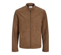 JACK&JONES Herren JJEDYLAN CLEAN Faux Suede Jacket NOOS Lederimitatjacke, Cognac, S