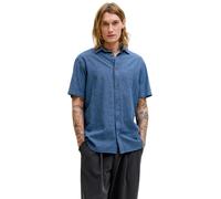 JACK & JONES Herren Jjesummer Linen Blend Shirt S/S Sn Jjesummer Linen Blend Shirt S/S Sn (1er Pack)