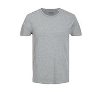 Jack & Jones Herren T-Shirt JJEBasic O-Neck Tee Light Grey Melange XL