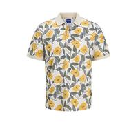 JACK & JONES Herren Male All Over Print Poloshirt Joralmeria AOP Polo Ss