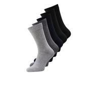 Jack & Jones 5-er Set Socken Schwarz, Grau und Blau