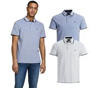 JACK & JONES Herren Multi-Pack Classic Polo Pique Kurzarm T-Shirt, 2er-Pack S