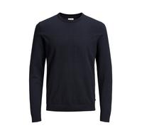 Jack & Jones Pullover Essential Basic – gestrickt, einfarbig – Blau XS