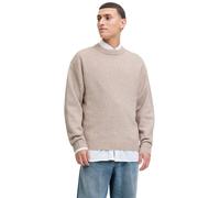Jack & Jones Herren Pullover JJESOHO OLLIE KNIT CREW NECK - Relaxed Fit