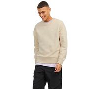 JACK & JONES Herren Rundhals Pullover JCOCLASSIC Twill - Relaxed Fit XS - XXL, Größe:S, Farbe:Moonbeam 12240188