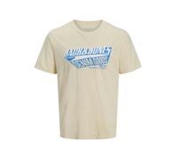 Jack & Jones Shirt "Jjelogo" in Grau - Größe M | Herren Plussize